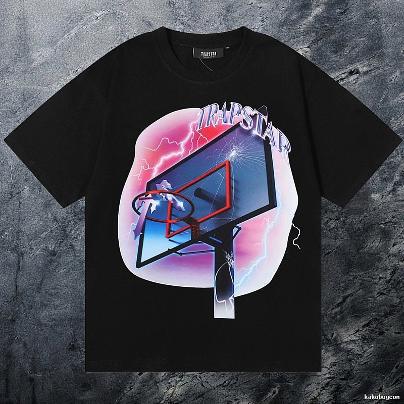 Trapstar Monogram Keys graphic T-shirt Black White Key for Layered Styling