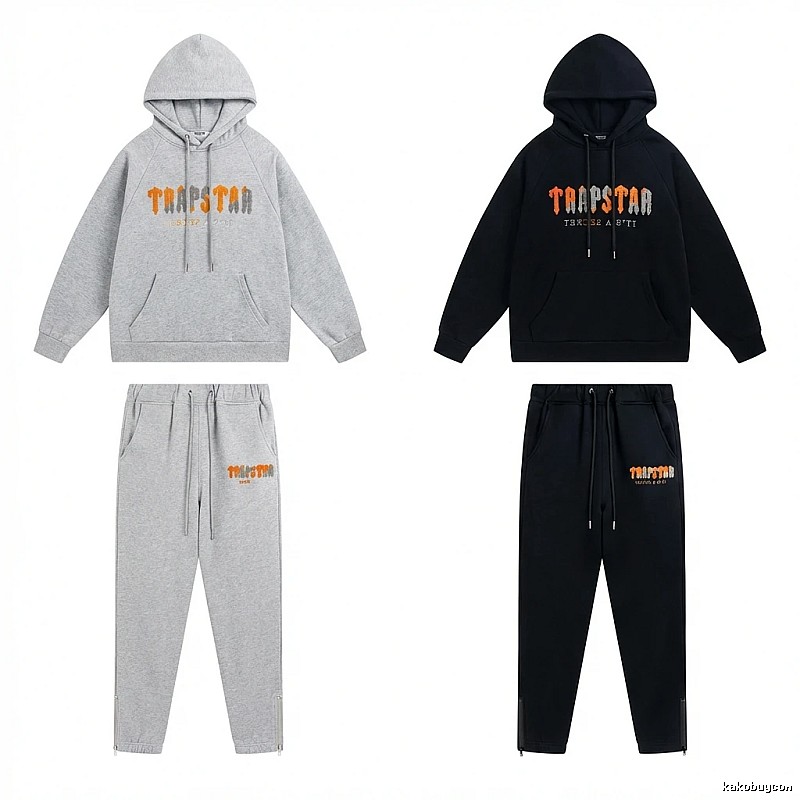 Trapstar Printed Streetwear Set (Grey/Black)