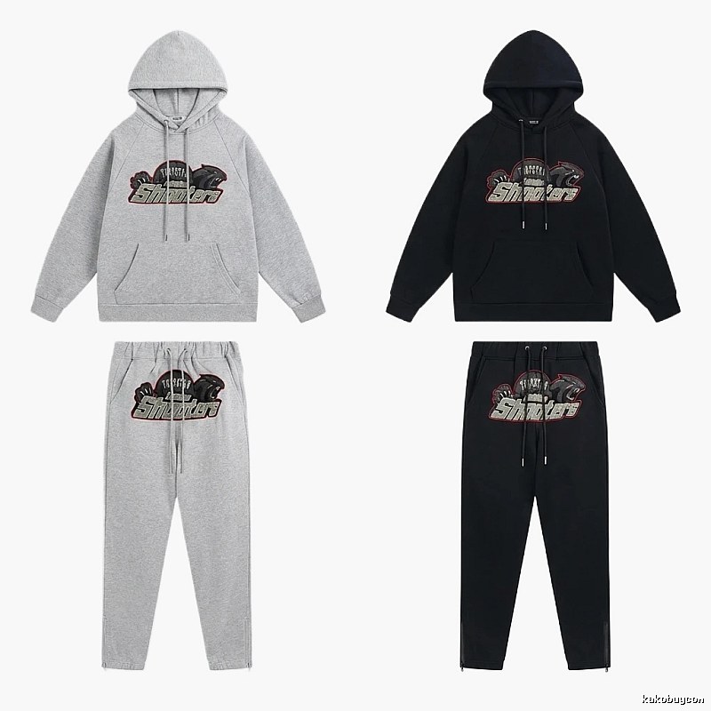 Trapstar sporty grey/black suit set