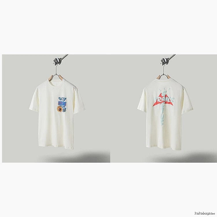 Travis Scott Graffiti Street Style Off-white T-shirt