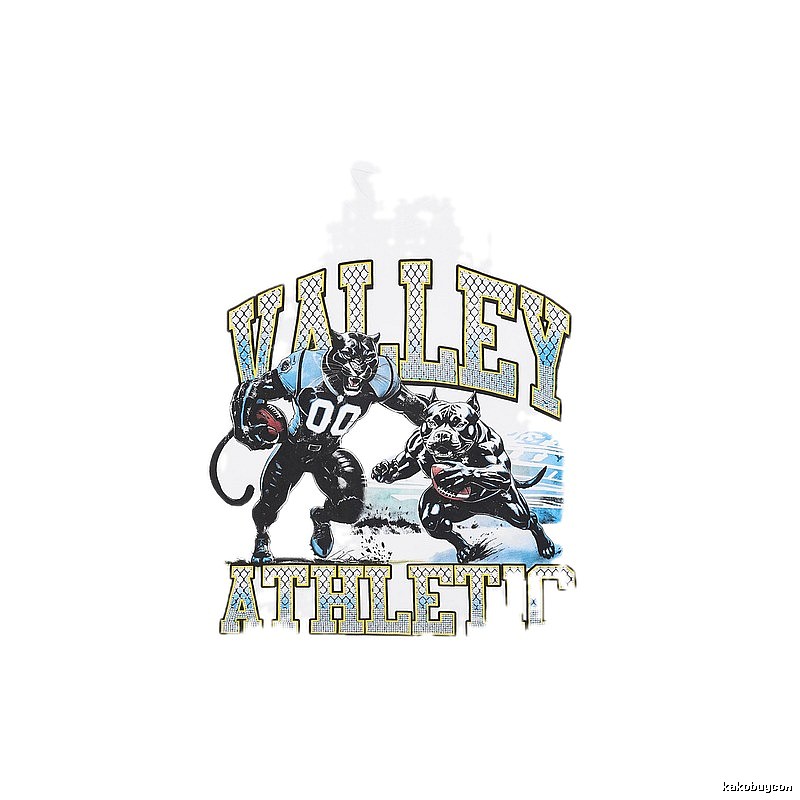 Valley Sports American Retro White Short-sleeve T-shirt