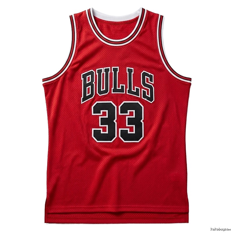 Vintage red jersey of the Michael Jordan.